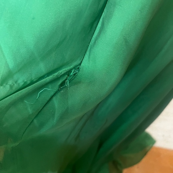 Mac Duggal Women's Pleated One Shoulder Chiffon Gown - Picture 6 of 6